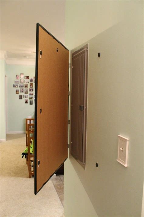 hiding an electrical panel box